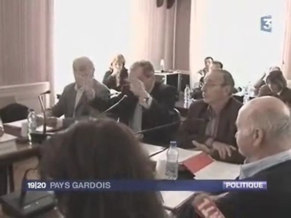 Pont Saint Esprit - Conseil municipal 31 mars 2009 - FR3