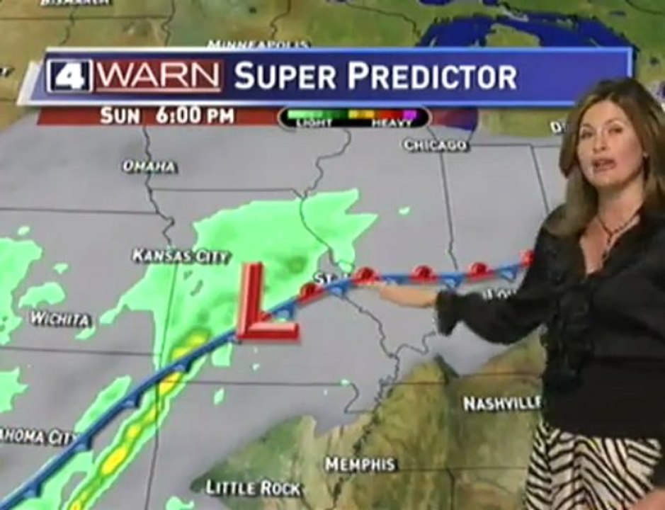 Kristen Cornett's 4Warn Forecast - News 4 at 10:00 pm - KMOV