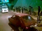 egyptiens lancent des pierres au bus supporters algériens