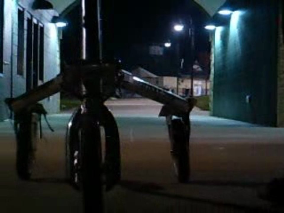 Trikke bump in the night with Woody Boneroni
