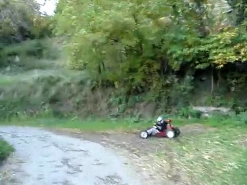 karting avec moteur de bétonière