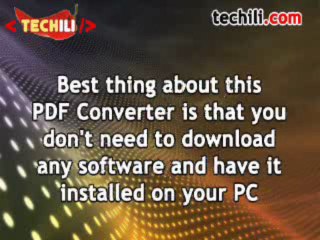 Online Web Word to PDF Converter and every Document to PDF