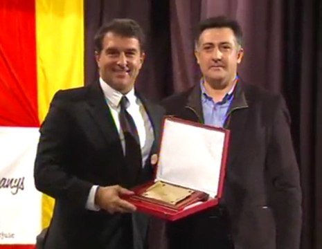 Laporta rep el Premi Lluís Companys d’ERC