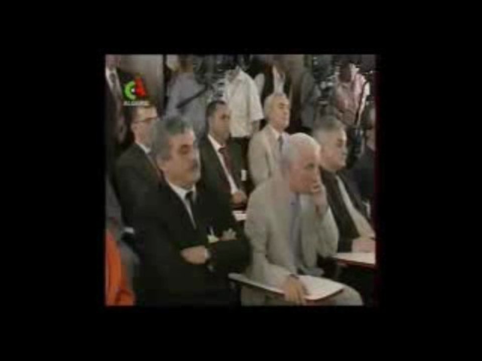 Déclaration de bouteflika après le match