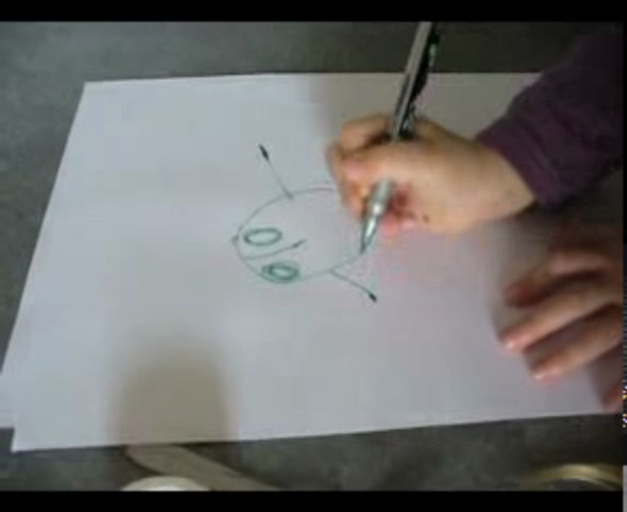 Chloé, dessine-moi un bonhomme