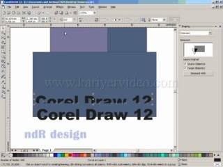 Corel Draw Arrange Menüsü 2