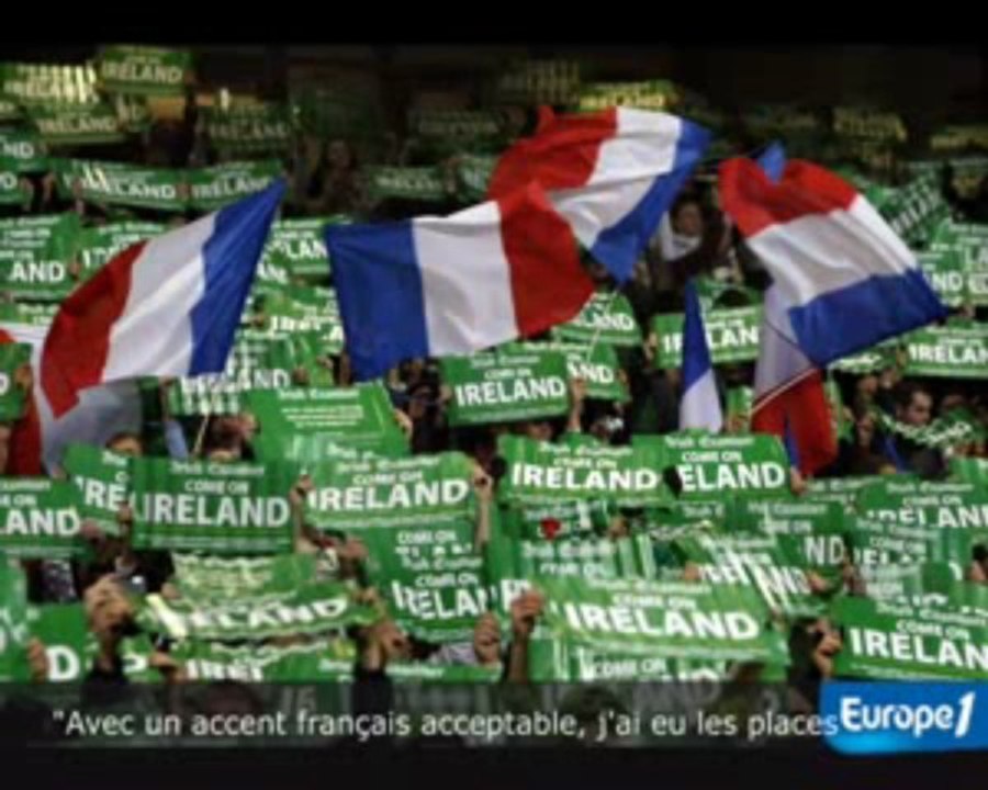 Les Irlandais de France achètent des billets