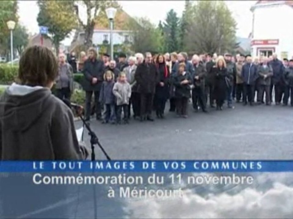 FIL DE L'ACTU - Commémoration du 11 novembre à Méricourt