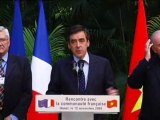 Fillon s'adresse aux français de Hanoï