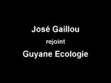 José Gaillou rejoint Guyane écologie