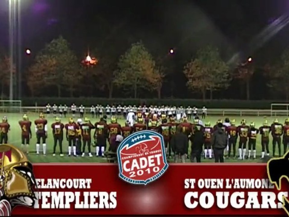 HIGHLIGHT CADET TEMPLIERS VS COUGARS POULE D NORD