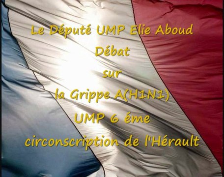 Un député UMP débat sur la grippe A (H1N1)