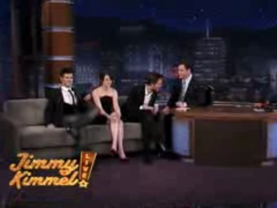 The Cast of New Moon on Jimmy Kimmel Live 4 (Nov 2009)
