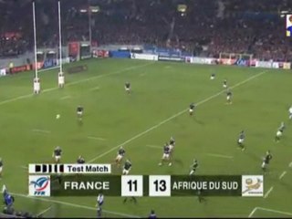Test match France-Afrique du Sud, 13 nov 2009, 2nde période