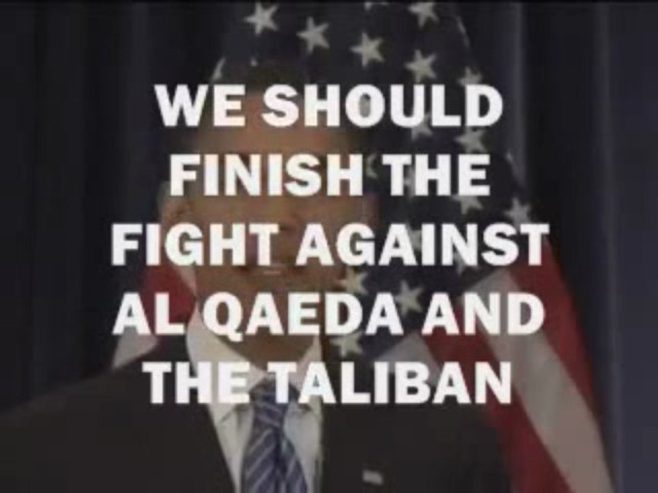 Obama Slamming McCain And Bush For Afghanistan