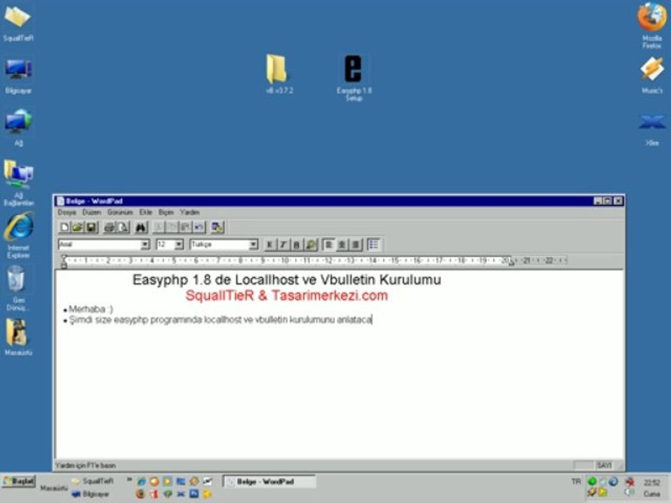 Locallhost ve Vbulletin Kurulumu [SquallTieR]