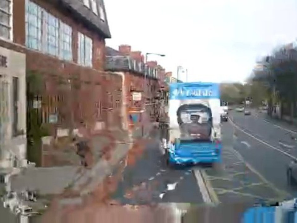 Lower Abbey Street Toward Clontarf - fast motion x8