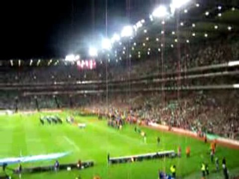 hymne irlandais à croke park 14/11/2009