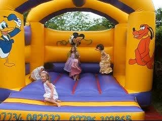 Bouncy castle - Hannah's birthday