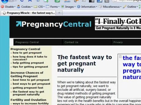 The Fastest Way To Get Pregnant Naturally