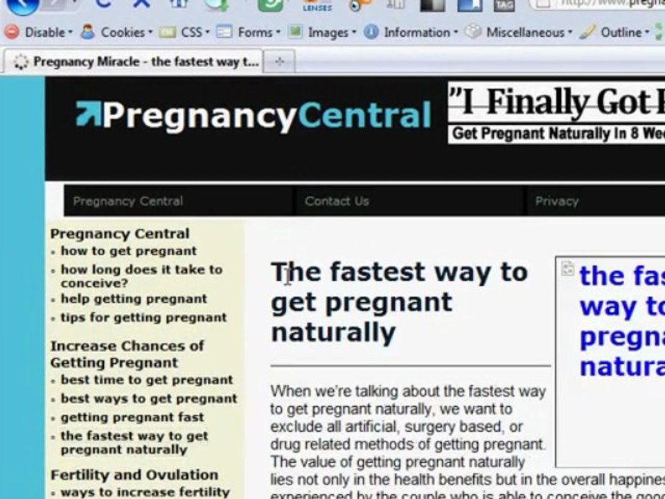 The Fastest Way To Get Pregnant Naturally