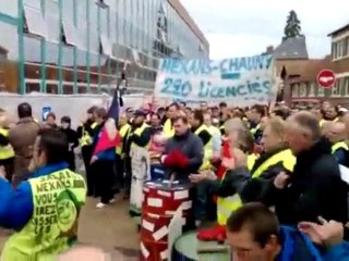 Manifestation chauny pour l industrie du 13 novembre 2009  1