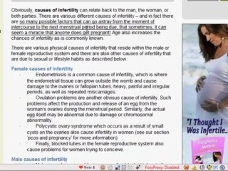 Causes Of Infertility