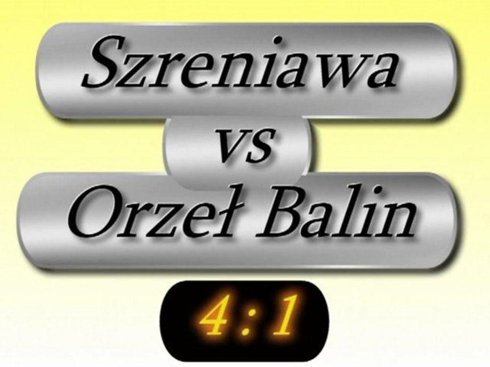 Mecz Szreniawa Nowy Wiśnicz vs Orzeł Balin