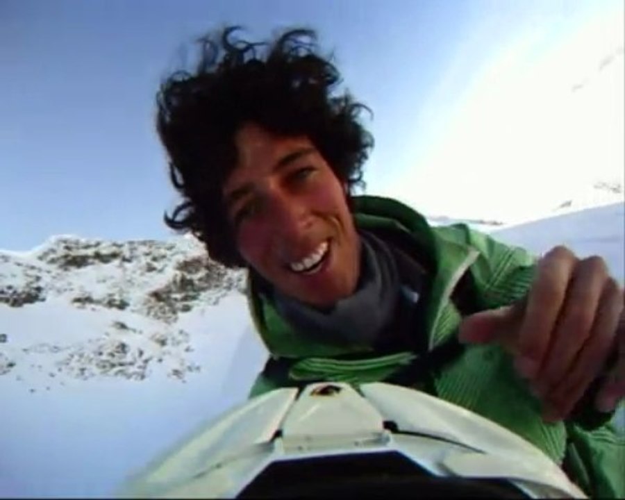 fin de saison de l'hiver 2009 avec une go pro