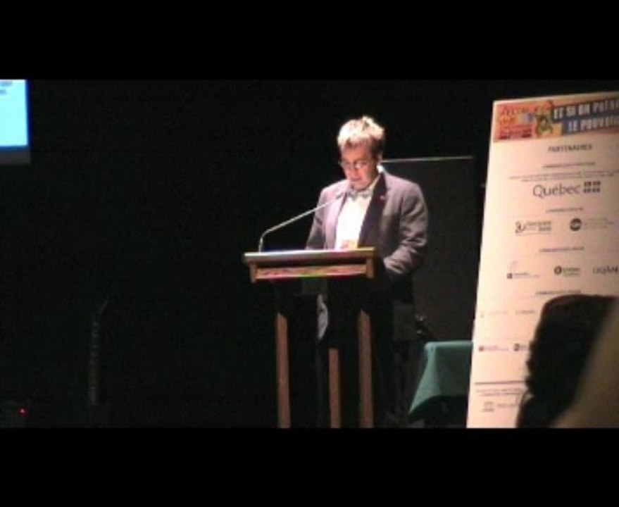 Ouverture de l'Ecole d'Eté de l'Institut du Nouveau Monde 09