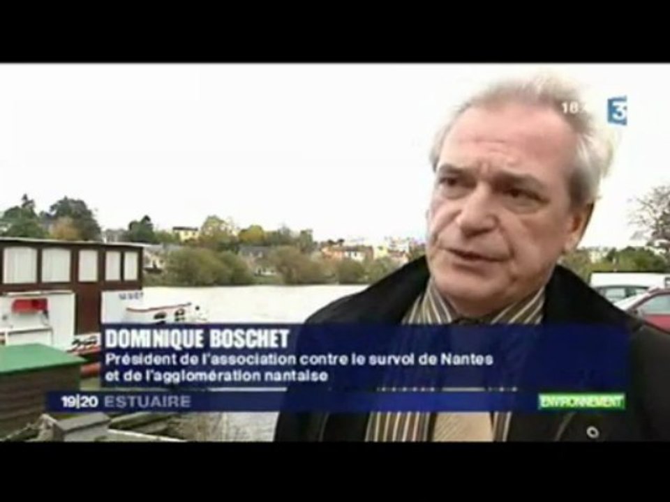 Sujet sur l'ACSAN et le survol de Nantes, F3 ouest, 16/11/09