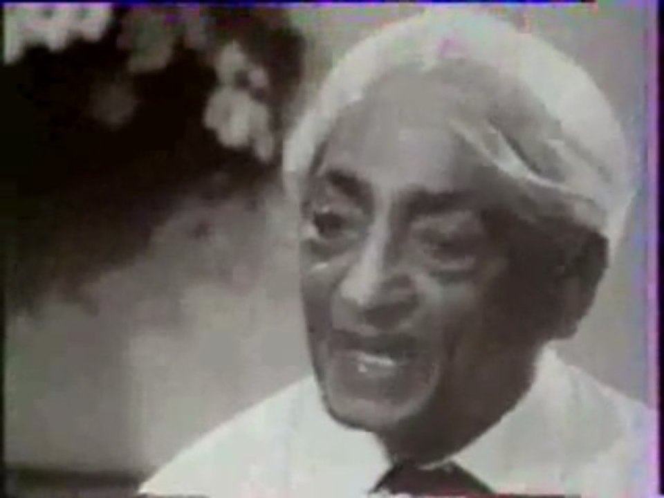 Interview Krishnamurti en Français 5.8