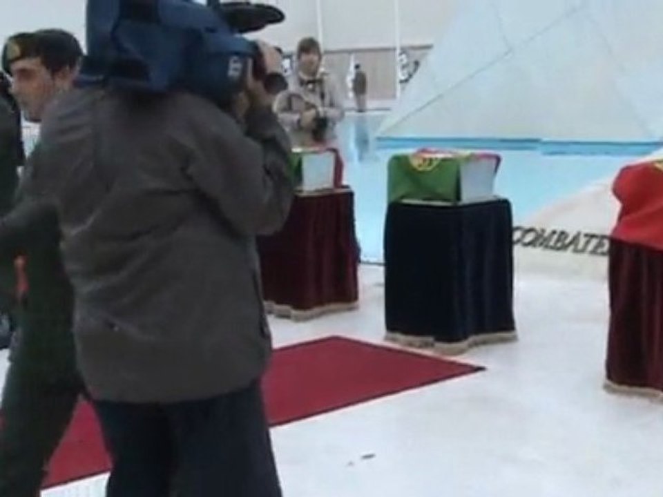 Homenagem aos 3 militares tombados em combate, na Guiné