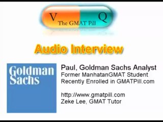 Goldman Sachs Analyst Chooses GMATPill.com