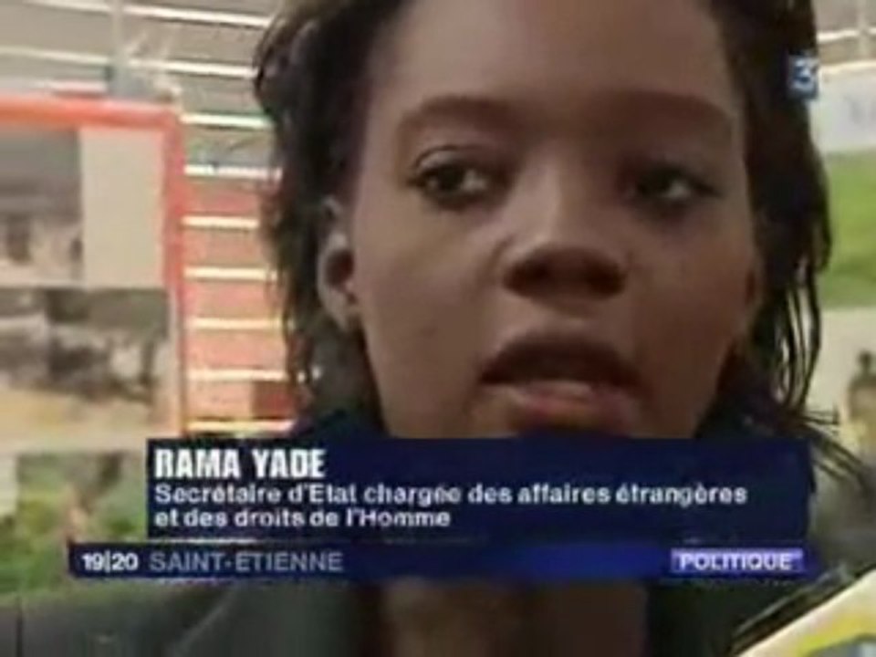 Visite de RAMA YADE à SAINT-CHAMOND