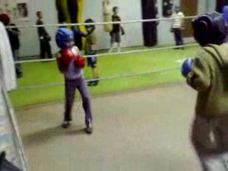 Entraînement de boxe en combat avec Elodie 1/2