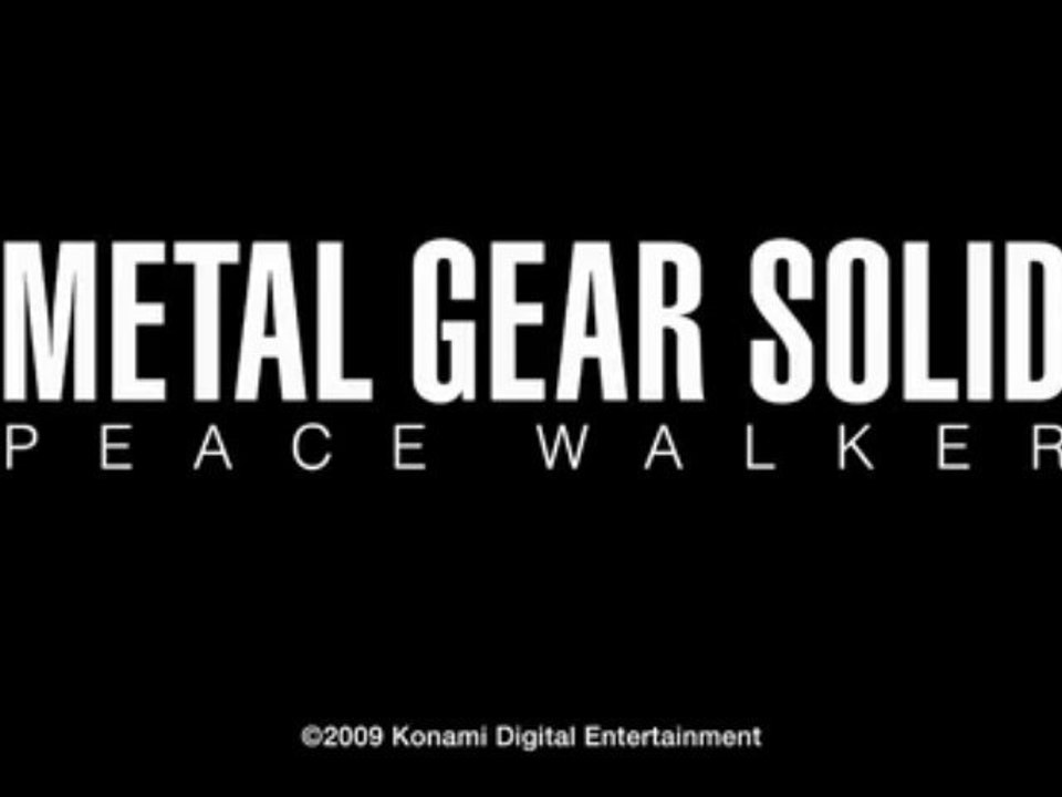 METAL GEAR SOLID PEACE WALKER TGS2009 Trailer