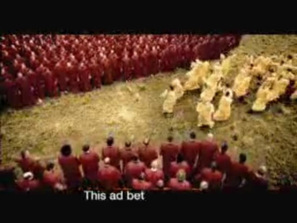 Une pub énorme