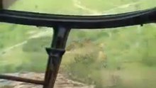 Helicopter Lessons - Very Low Helicopter Flight In Action