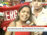Estudiantes Venezolanos instalaron Base de Paz en Caracas