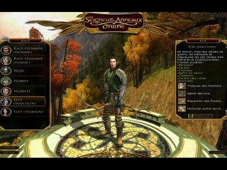Visite guidée de LOTRO partie 1: la création de personnage.