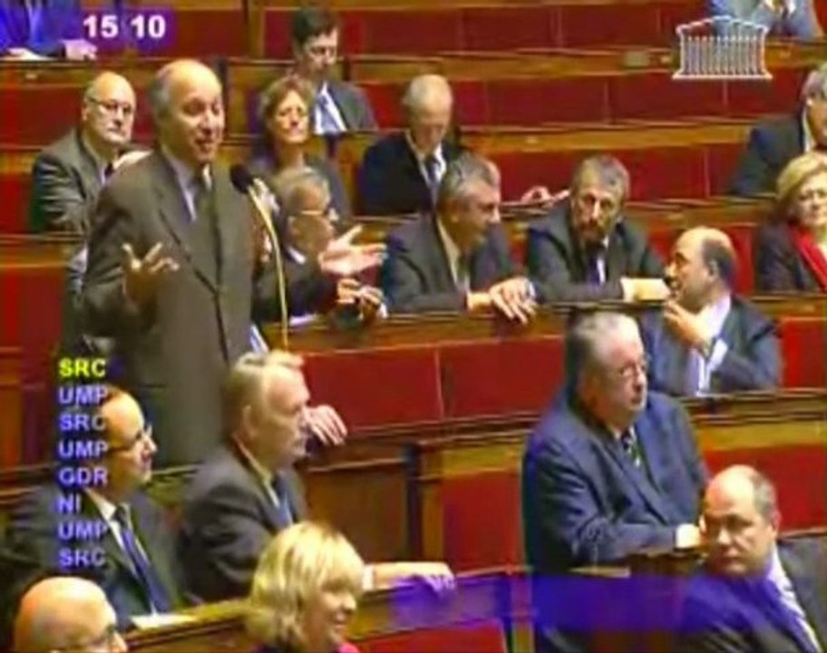 Laurent Fabius, question au Gouvernement 18 novembre 2009
