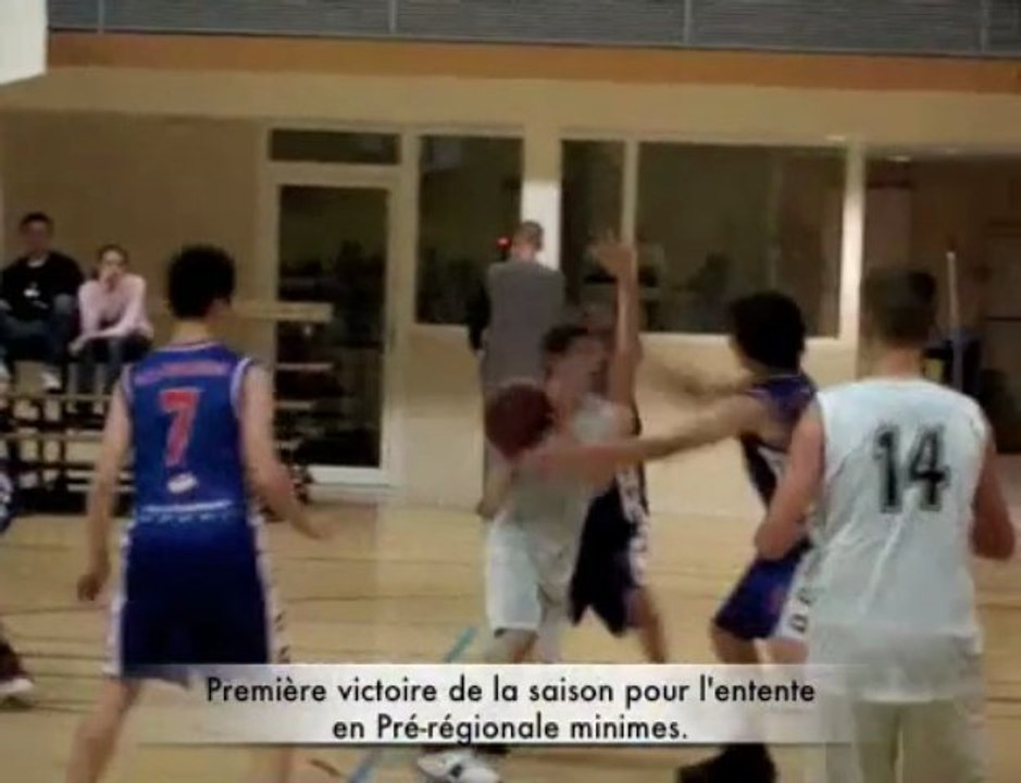 Basket : victoire des minimes d'Escaudoeuvres/Cambrai
