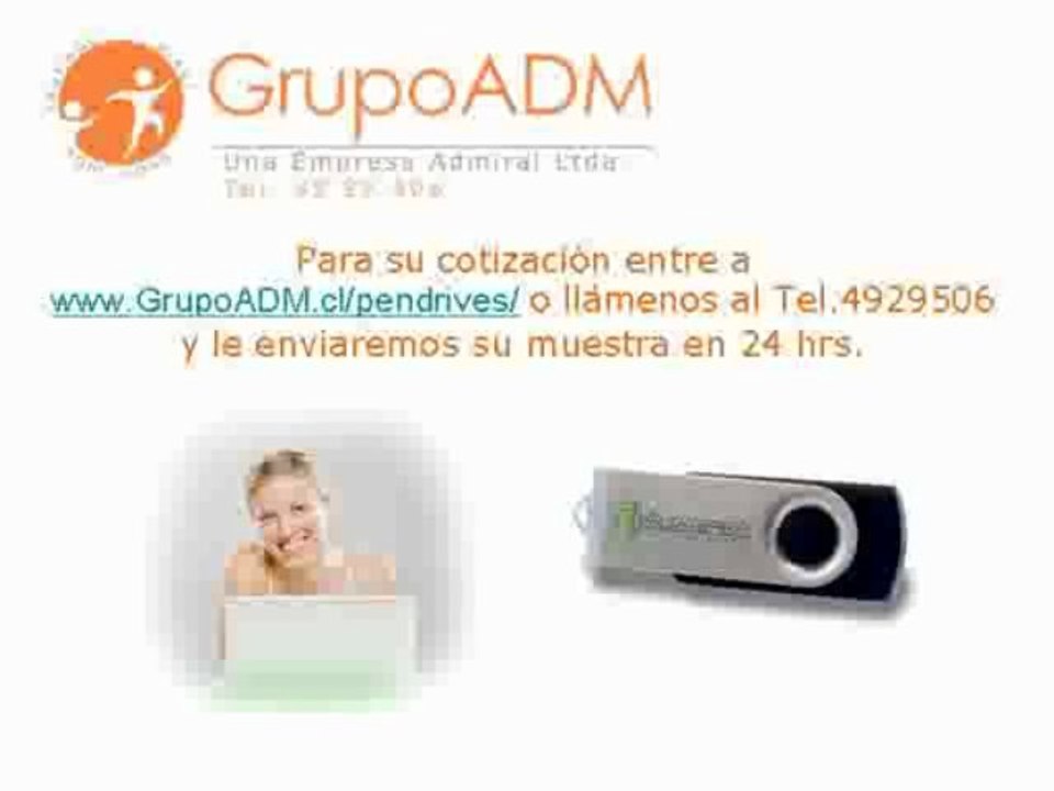 Pendrive USB Merchandising http://pendrive.grupoadm.cl