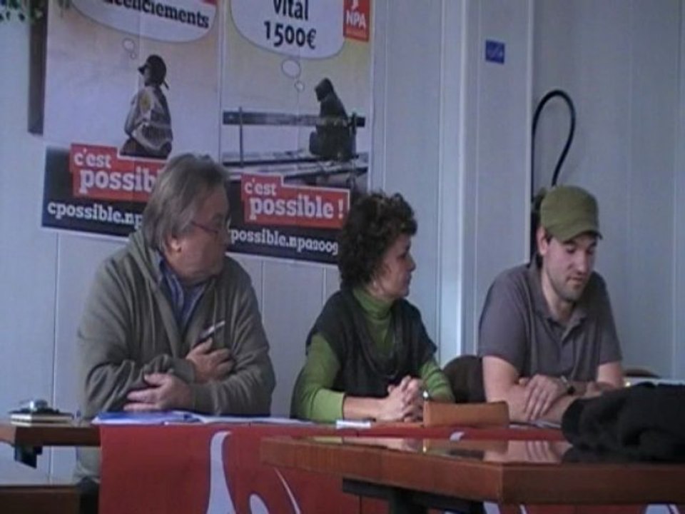 Vidéo conférence de presse régionale NPA du 18/11/09 1/3