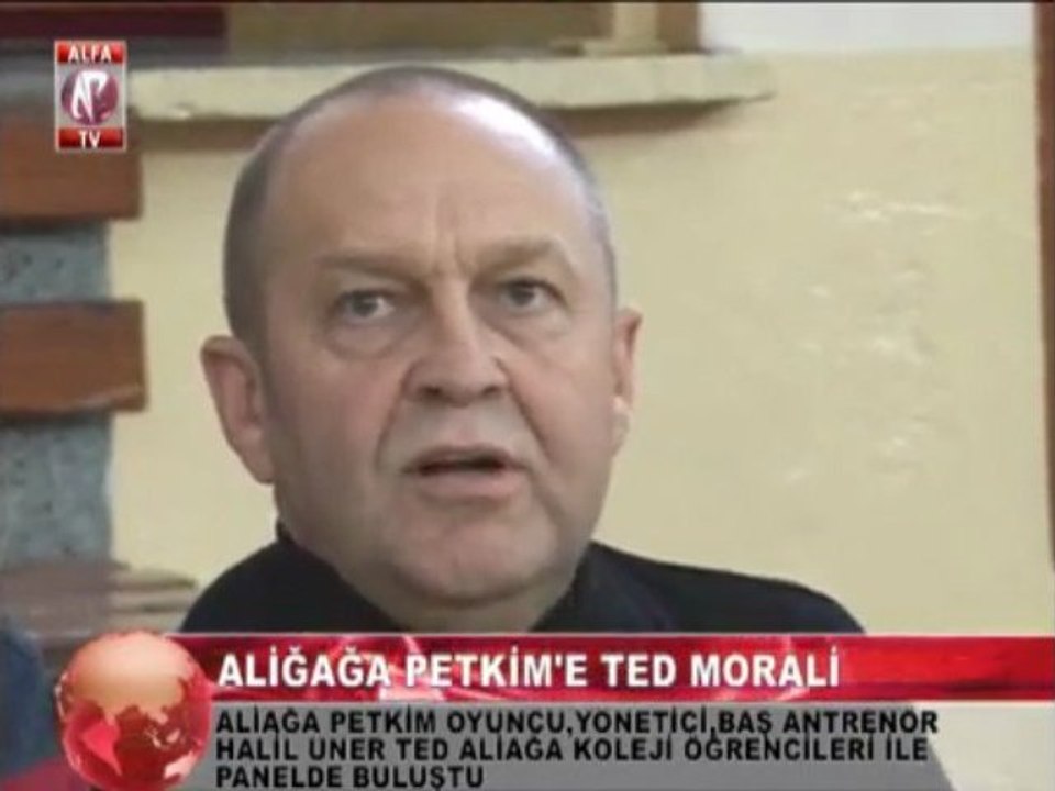 aliağa petkim basketbol takımı ted kolej ziyareti