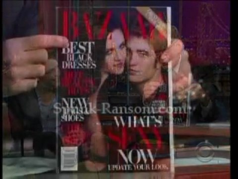 Late Show With David Letterman - 'Robert Pattinson'