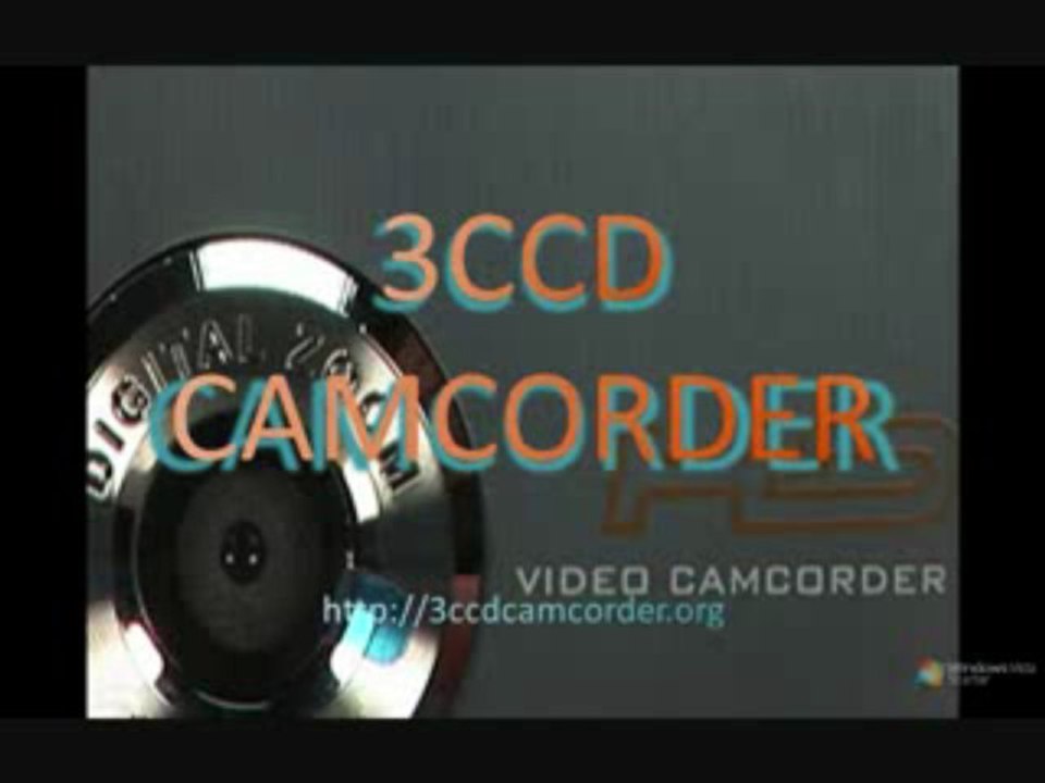 3CCD Camcorder