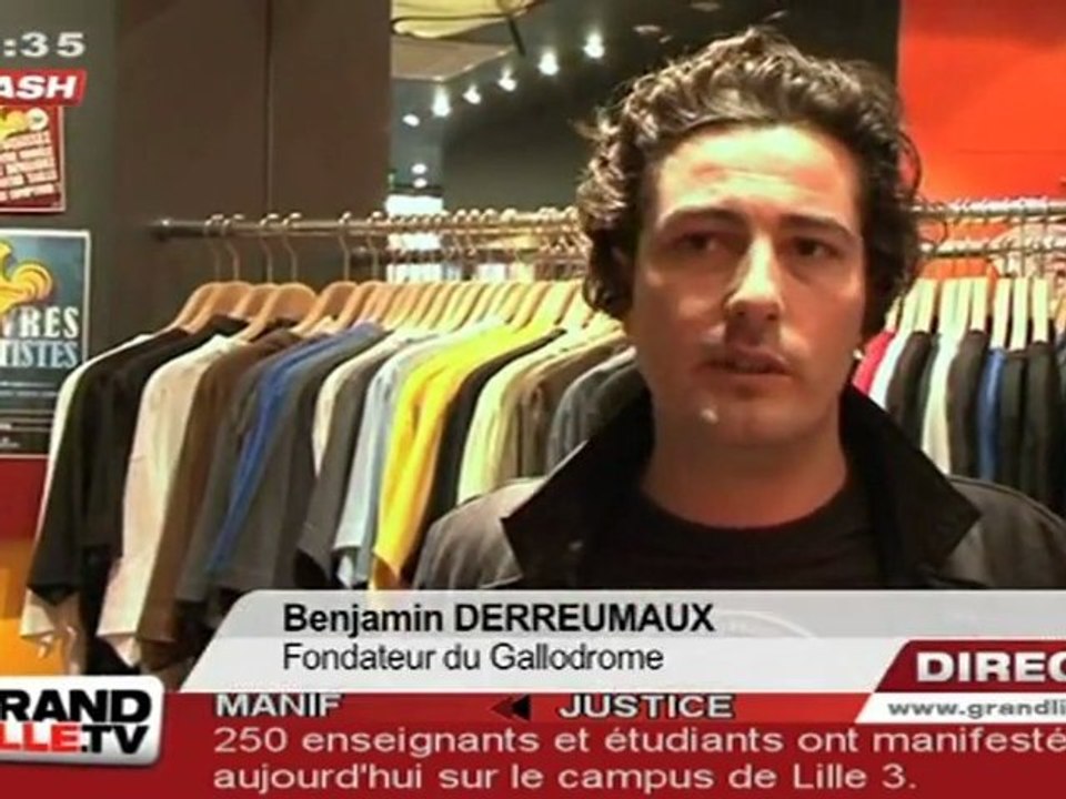 Le Gallodrome : des Tee-shirts 100% Chti ! (Lille)