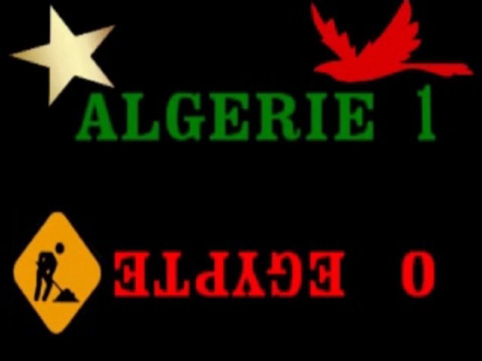 ALGERIE 1/ Egypte 0